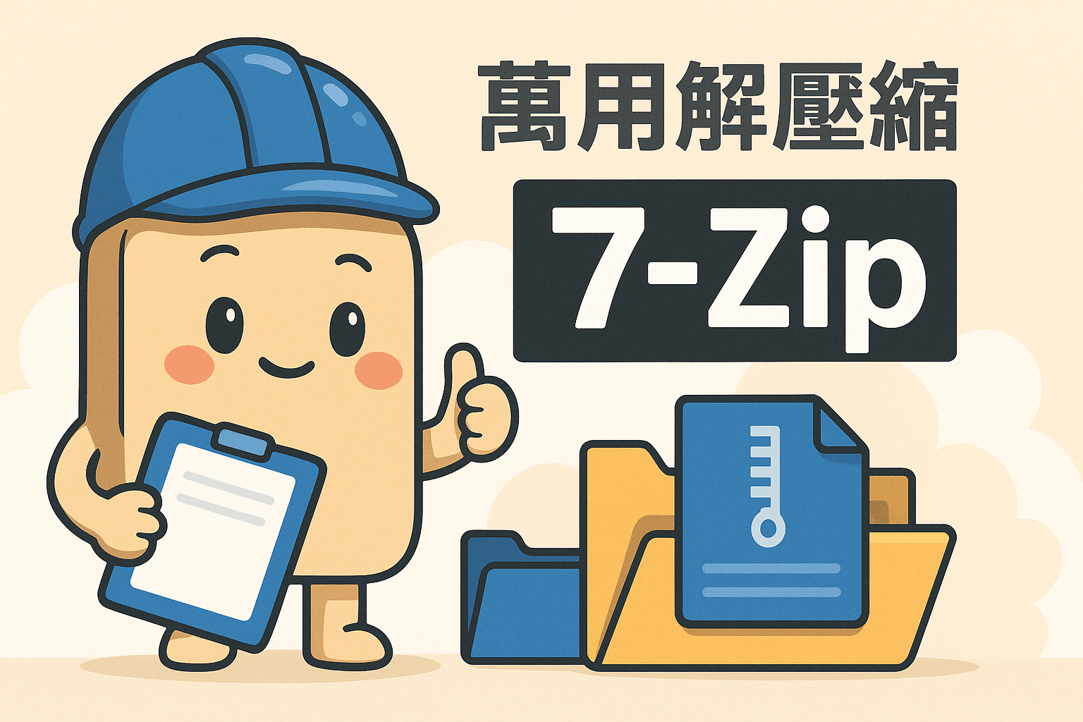 《7-Zip》:輕巧又強大的壓縮神器,電腦重灌後必裝!